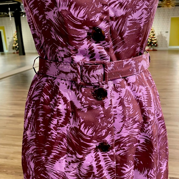 MILLY Purple Cocktail Dress SIZE 0 - Picture 5 of 5